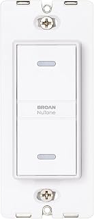 Broan BIAQWC100P Overture™ Smart Air Quality Monitor Wall Control - White