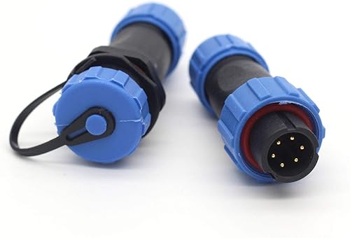Miniatura 17 de SP13 2pin/3pin/4pin/5pin/6pin/7pin/9pin conector de cable de aviación, enchufe impermeable IP67, conector de equipo de luz LED