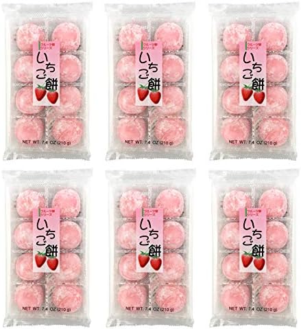 Daifuku Fruits Mochi Ichigo 7.4oz/210g (6pack)