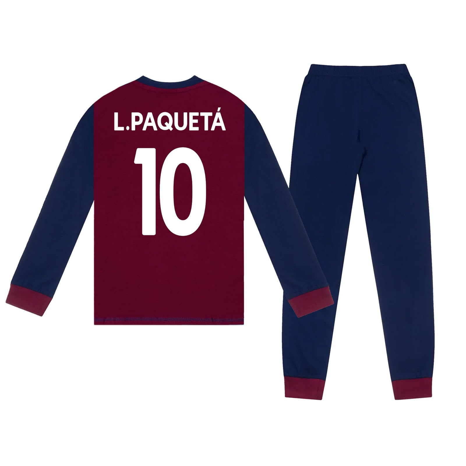 West Ham United FC Boys L.Paqueta 10 Long Pyjamas Navy 11-12 Years