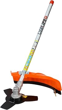 Power Hedge Trimmer, 10 in 1 Multi-Functional Trimming Tool, Professional 33CC 2-Cycle Garden Tool System with Gas Pole Saw, Grass Trimmer, and Brush Cutter for Lawn Care (33 CC, 10 in 1, Orange)