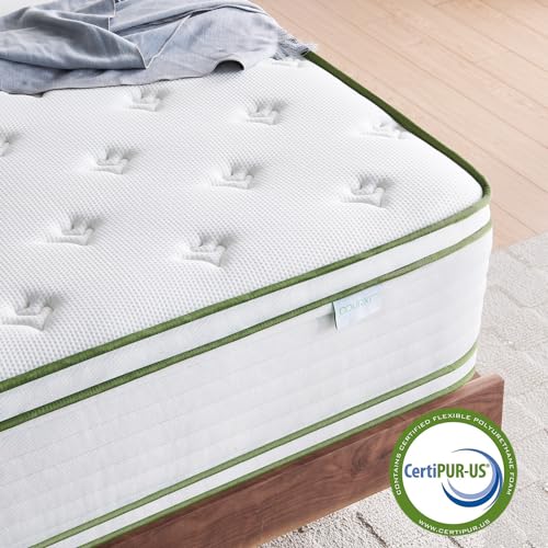 Dourxi Queen Mattress, 14 Inch Hybrid Mattress in a Box, Queen Size Mattress with Gel Memory Foam and Individual Pocket Springs, Cooling Sleep & Pressure Relief, Plush Feel, 80\"*60\"*14\" - Thumbnail 5
