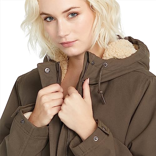Volcom Women's Less is More Sherpa Lined Jacket4