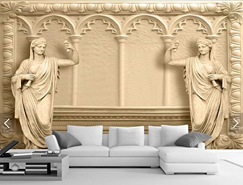 Poster mural panoramique pour agrandir un salon sombre ou étroit avec effet 3D