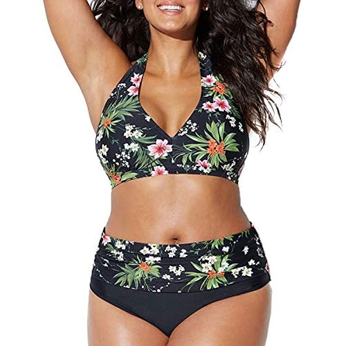 Damen Reizwäsche Sexy Dessous Set Damen Sexy Spitzen Nachthemd Dessous Große Größen Tiefer V-Ausschnitt Nachtwäsche Unterwäsche Fette Frauen Übergröße Pyjama String Kleid Schlafanzug Bodysuit 2 Joligiao Damen Bikini Set Triangel Tiefem V Ausschnitt Bauchweg Plus Size Neckholder Bademode Bikini Oberteil High Waist Push Up Groß Größe Badeanzug Swimwear(Grün,XL)