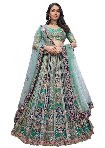 Robe de mariée en soie Banarasi 11786 pour briller sans inconfort le jour J