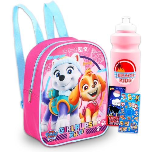 Paw Patrol Mini Backpack for Girls - Bundle with 10
