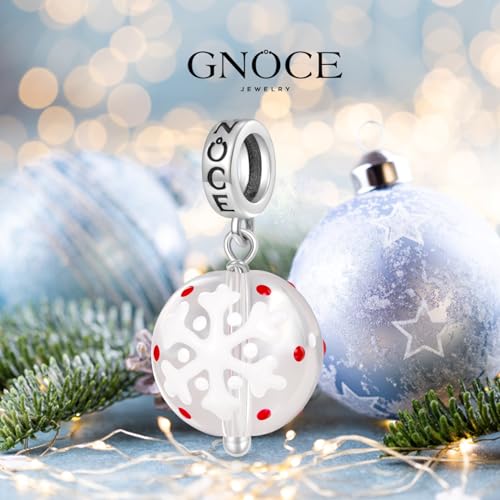 Image of GNOCE Christmas Charm Silver Plated & Sterling Silver Bracelet Gift