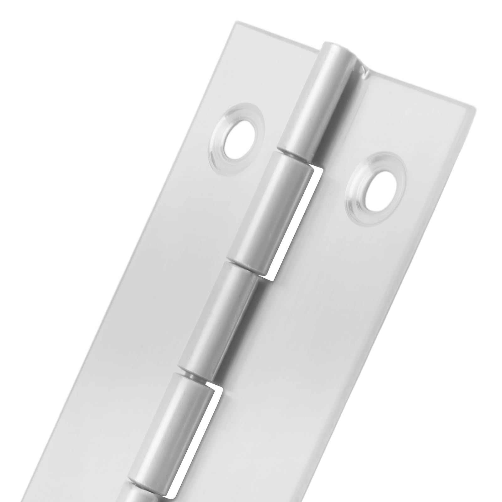 KOHAND 8 Pack 38cm Piano Hinge, Stainless Steel Continuous Hinge with Screws, Silver Long Hinges for Pianos Cabinet Doors - Image 3