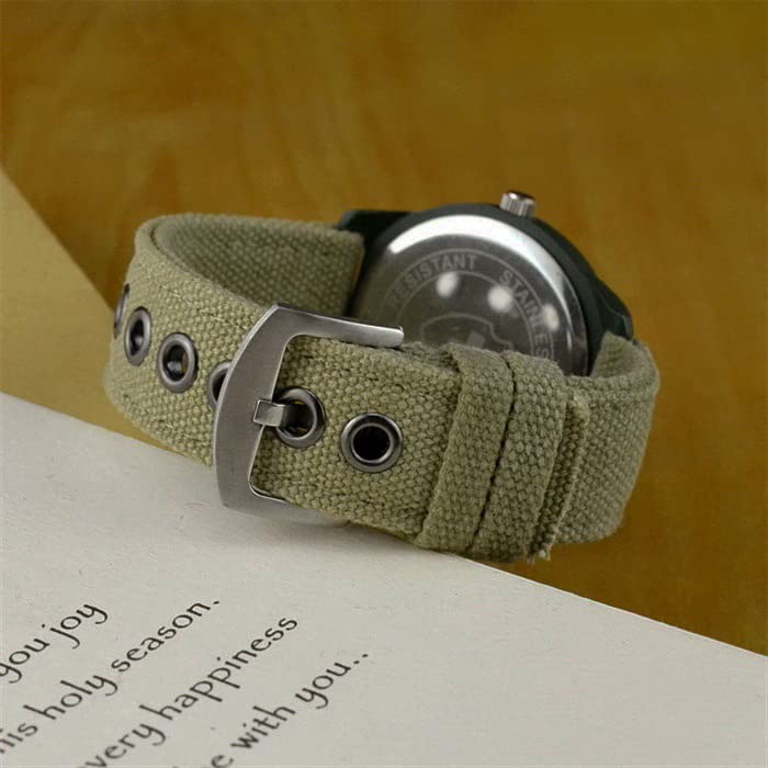 Image of Gosasa Unisex Military Watches Sport Textile Nylon Strap Stylish Men Watch Luminous Fashion Watches Analog Display Quartz Waterproof Casual Wristwatch