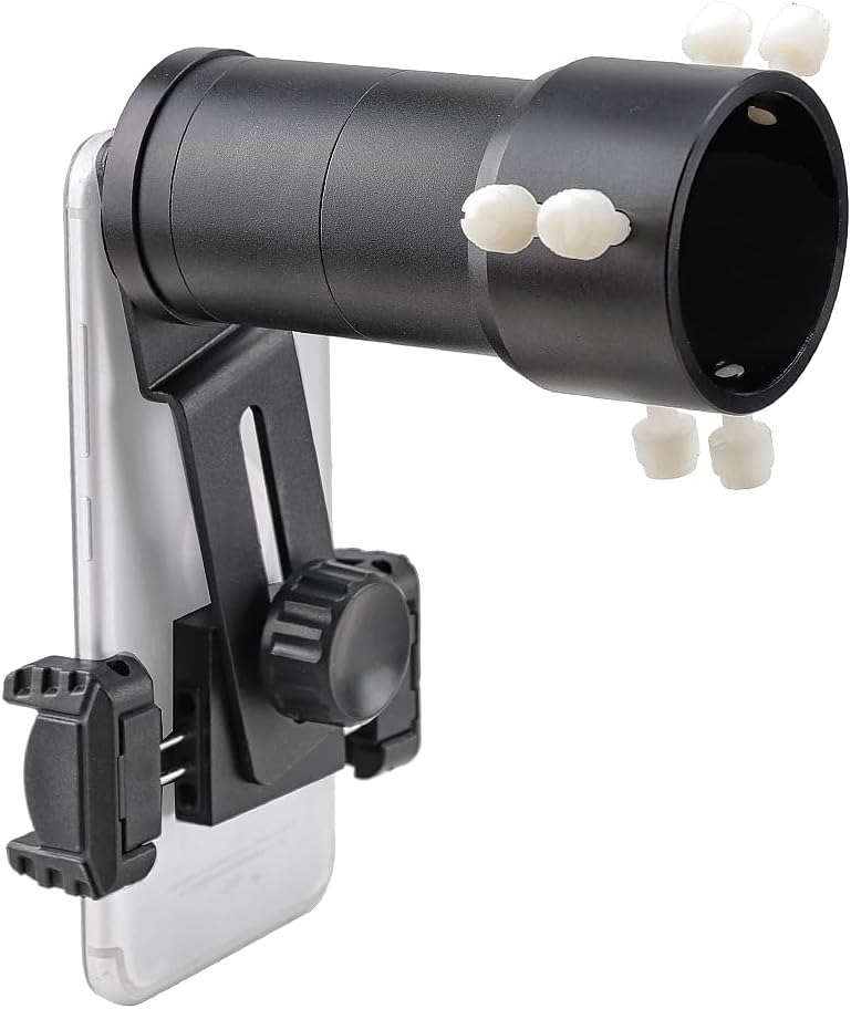 Rifle Scope Mount Camera Adapter - All Aluminum Frame Adapter for Hunting & Birding - Contains 3 Sections of Extension Tube