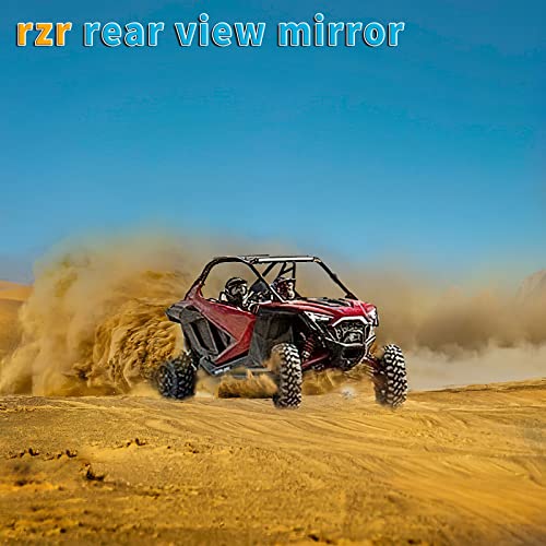 RZR PRO Side Mirrors,CPOWACE Adjustable HD Rear View Mirror Compatible with Polaris RZR Pro XP R/Turbo R 4 2020-2023 Accessories,Folding RearView Racing Mirrors Replace for 2883762