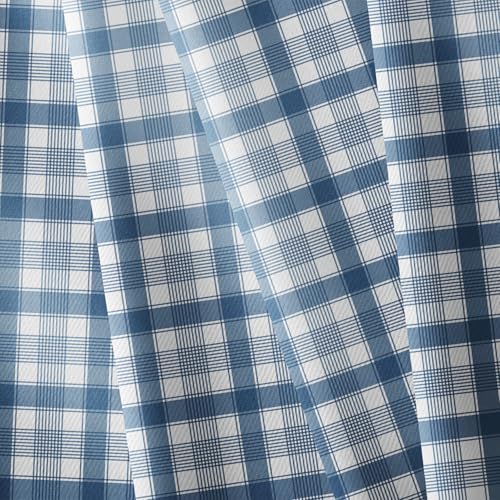 Yighty Outdoor Tablecloth with Umbrella Hole 60x84inch, Farmhouse Blue Plaid Zipper Tablecloth, Waterproof Wrinkle Resistant Washable Rectangular Tablecloth for Picnics, Party, Camping and BBQ by Yighty - Used condition - Image 6