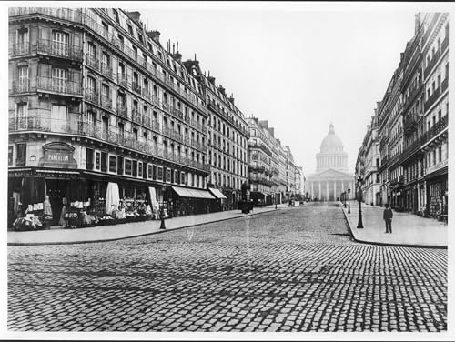 Cuadro en lienzo París de Charles Marville, arte clásico de alta calidad para salón, 60x90cm