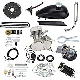 HGC Complete Engine Kit W/Upgraded Chain Tension Black For 80cc 2 Stroke Gas Motorized Bicycle Bike...