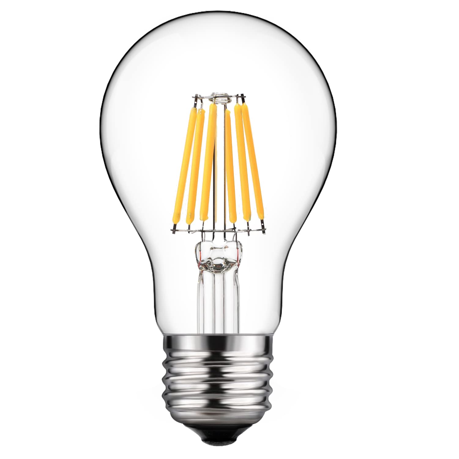 tebio8W A60 Dimmable LED Tubular Bulb 2700K 80W Equivalent 800LM