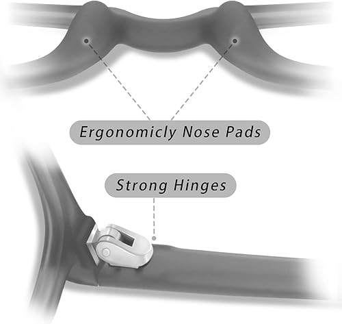 Miniatura 4 de JEERO Lentes de bloqueo de luz azul  Gafas de computadora con marco ligero, antifatiga ocular y deslumbramiento UV, sin receta