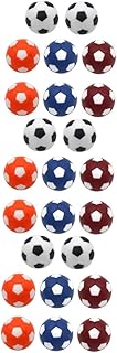 24 Peças Bolas De Futebol Para Crianças Bola De Futebol Infantil Futebol Pebolim De Plástico Para Crianças Mini Substituição De Mesa De Futebol Bola De Futebol De Plástico