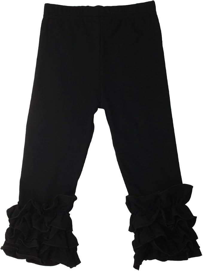 Slowera Little Girls' Ruffle Leggings 