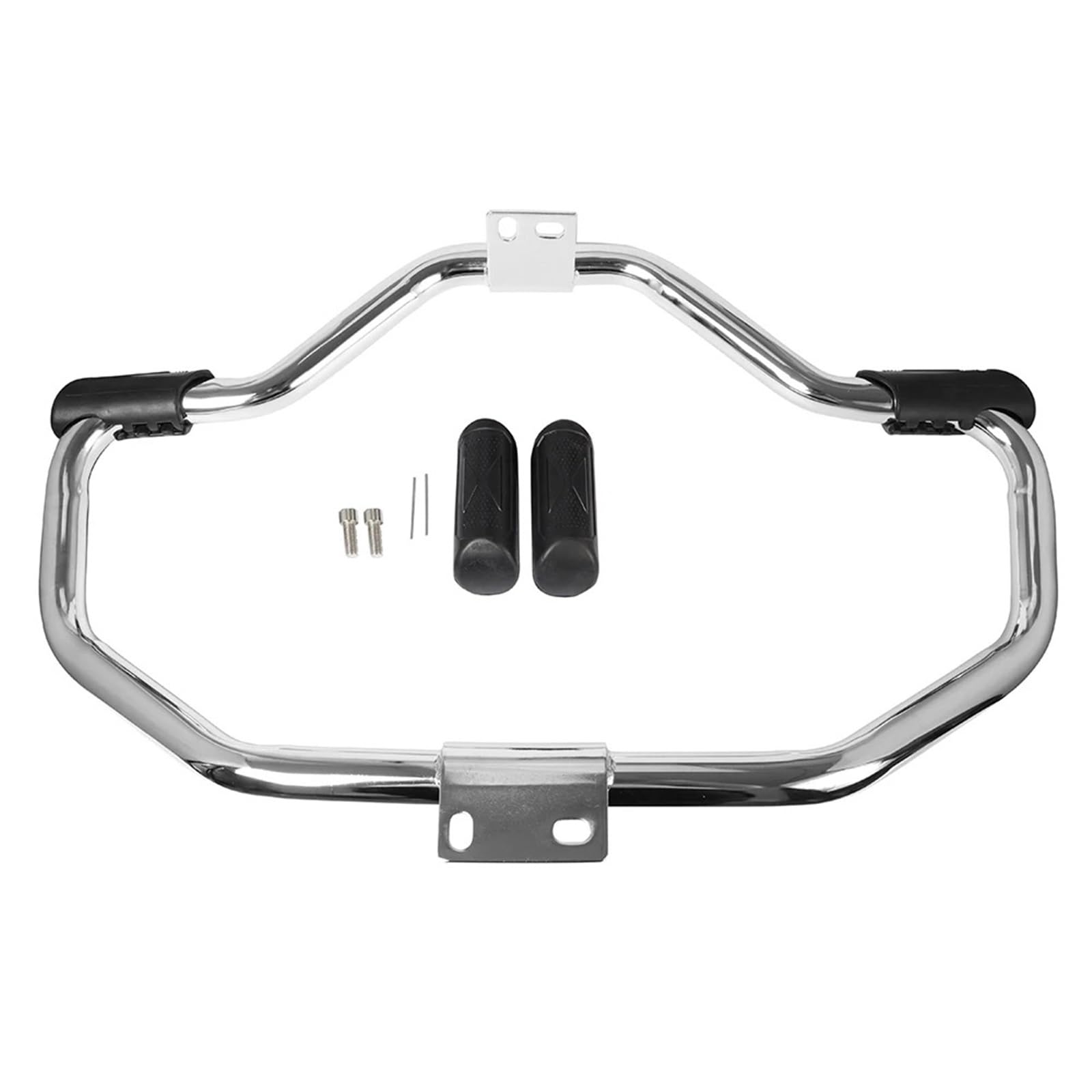 Paraurti per Moto Barra di protezione motore per moto Highway Crash Bar nera/cromata, adatta per Harley Sportster XL883 XL1200 48 72 2004-2017 Paramotore Protezione Bar(Chrome)