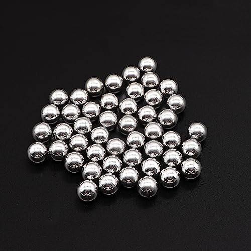 Taiss 490PCS Precision Balls 8 Sizes,Bicycle Bearing Balls 1/2" 3/8" 1/4" 7/32" 3/16" 5/32" 1/8" 3/32" Precision Steel Ball Assortment Kit,Metal Balls F-099-490PCS-GE - 4