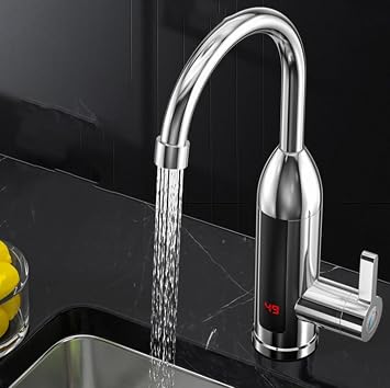 Electric Kitchen Water Heater Instant Hot Water Heater Cold Heating Kitchen Bathroom Tankless Fast Instant Heater 360