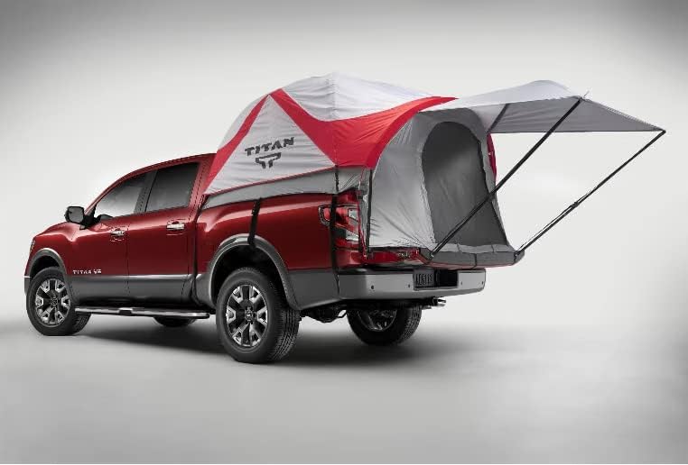 Nissan Truck Tent: Titan 6.5' Bed 2 Person White/Red...