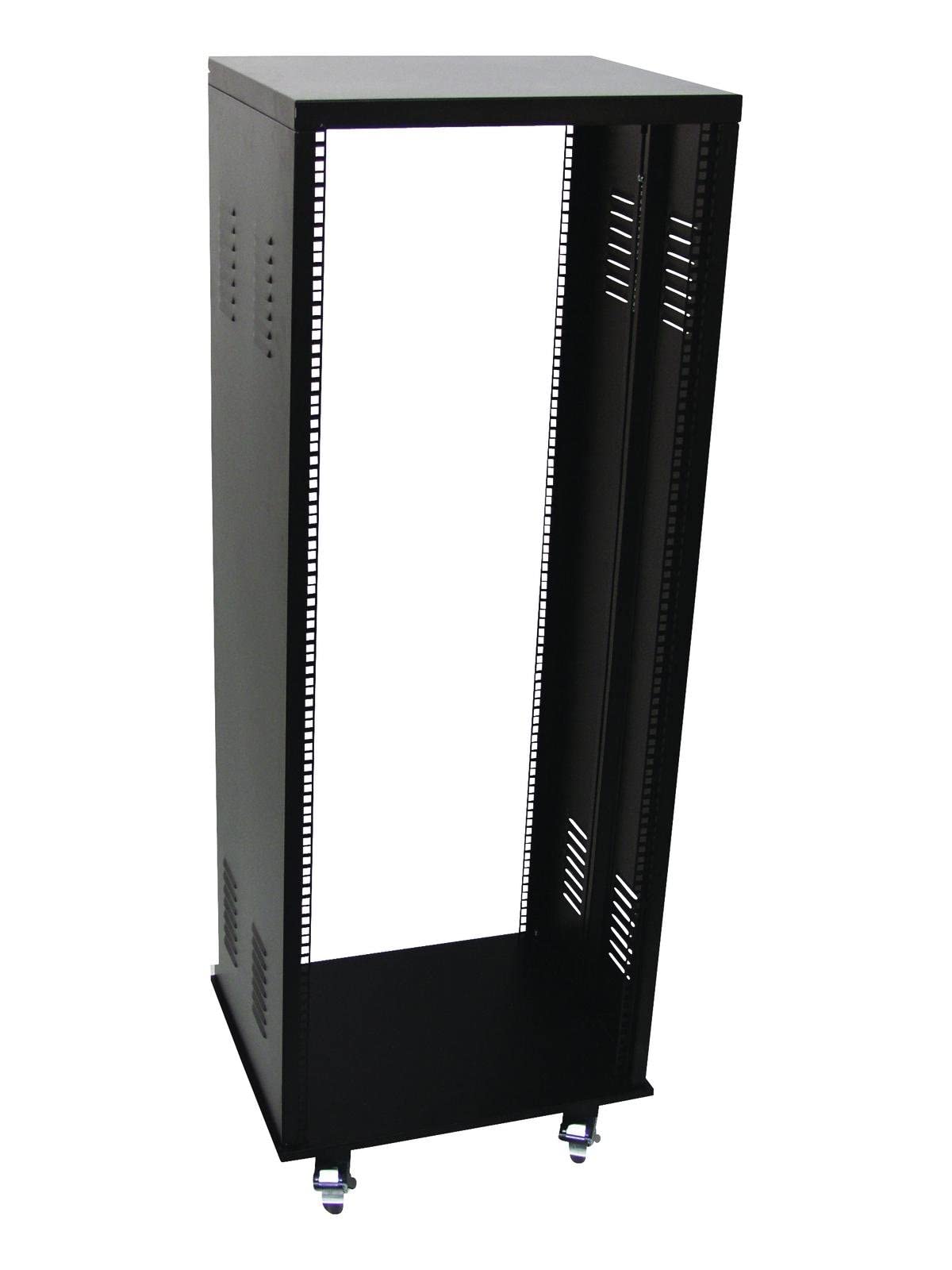 ROADINGER Stahl-Rack SR-19, 30HE | Pulverbeschichtetes Stahlrack, ideal für Festinstallationen