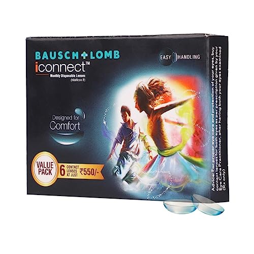 Bausch & Lomb Iconnect Monthly Disposable Contact Lens (6 Lens Pack -2.25) - Image 3