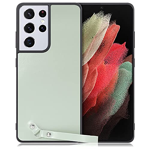 LOOF Macaron Shell Galaxy S21 Ultra SC-52B �p �M�����N�V�[ �w�� �P�[�X �J�o�[ �X�}�z�P�[�X �X�g���b�v�t�� �����h�~ �X�g���b�v ���� �}�J�����J���[ (�A�C�X�O���[��)