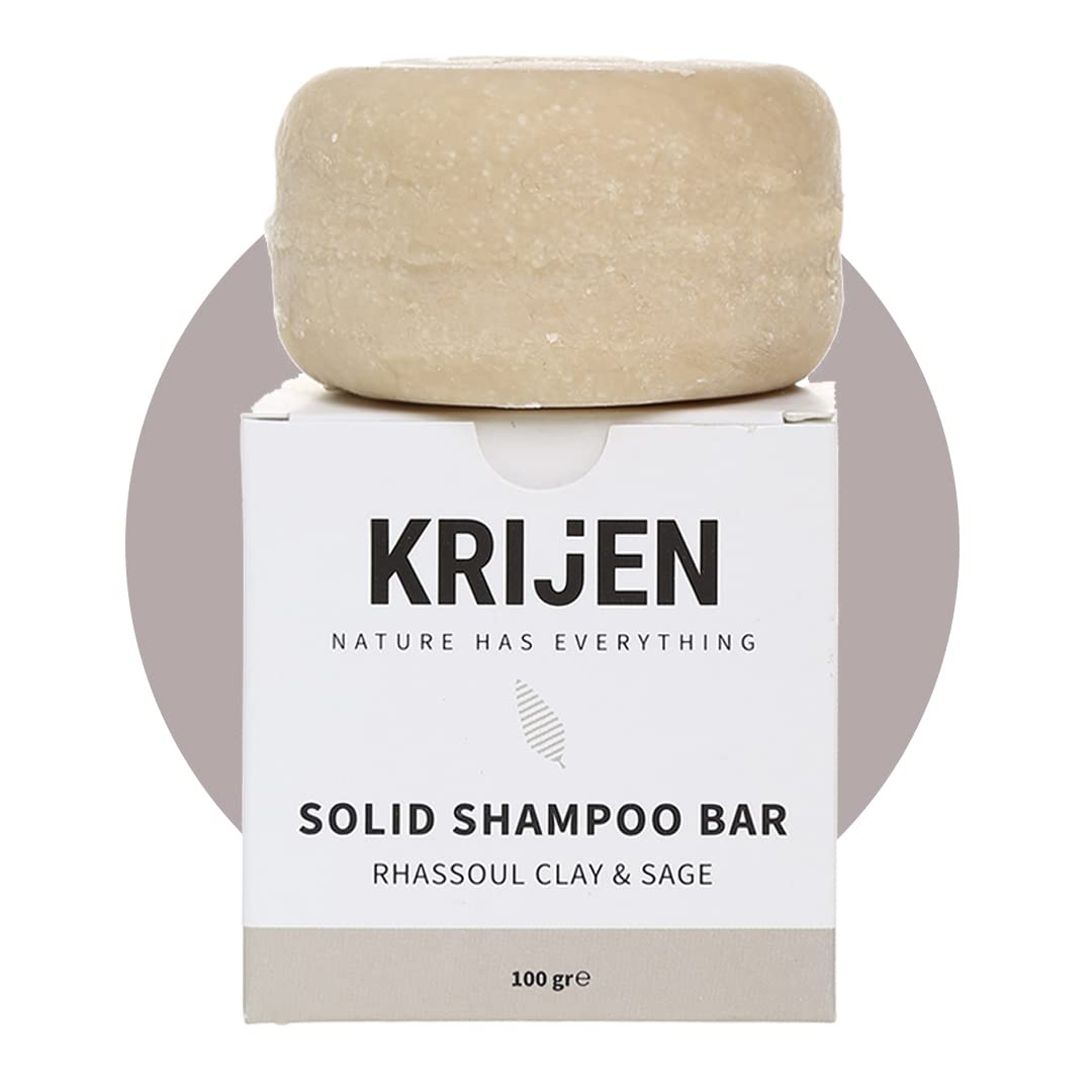 Krijen Rhassoul Kili & Adaçayı Katı Şampuan 100 gr