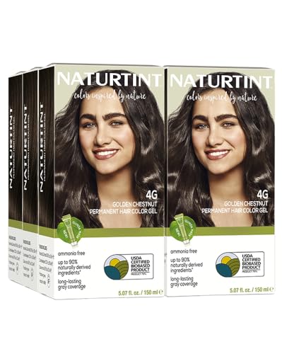 Naturtint 4G Golden Chestnut Permanent Hair Color (Pack of 6),