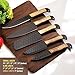 Handmade Damascus Steel Kitchen Knife Set – 5 Pcs Chef Knife Set with Sheath | Professional Sharp Kitchen Knives, Viking Style Cooking Knives, Unique Handmade Kitchen Gift for Men & Women