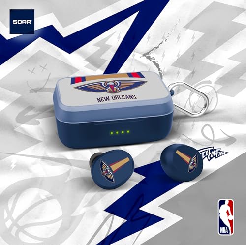 Image of SOAR NBA Wireless Sport Earbuds: Comfortable Fit & Convenient Charging