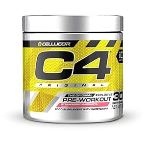 Pre-workout Powder C4 Original Strawberry Margarita | Pre-workout Energy Drink Supplement | 150 mg Cafeïne + Bèta-alanine + Creatine-monohydraat | 30 Doseringen