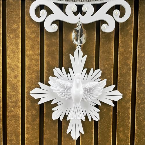 Guirlanda Bem Vindos Porta Entrada Decoração Pingente Raio Espírito Santo Plaza Design 37x25cm