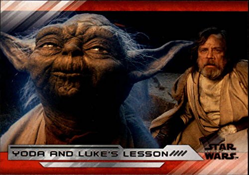 2018 Star Wars The Last Jedi Series 2#59 Yoda and Luke's Lesson