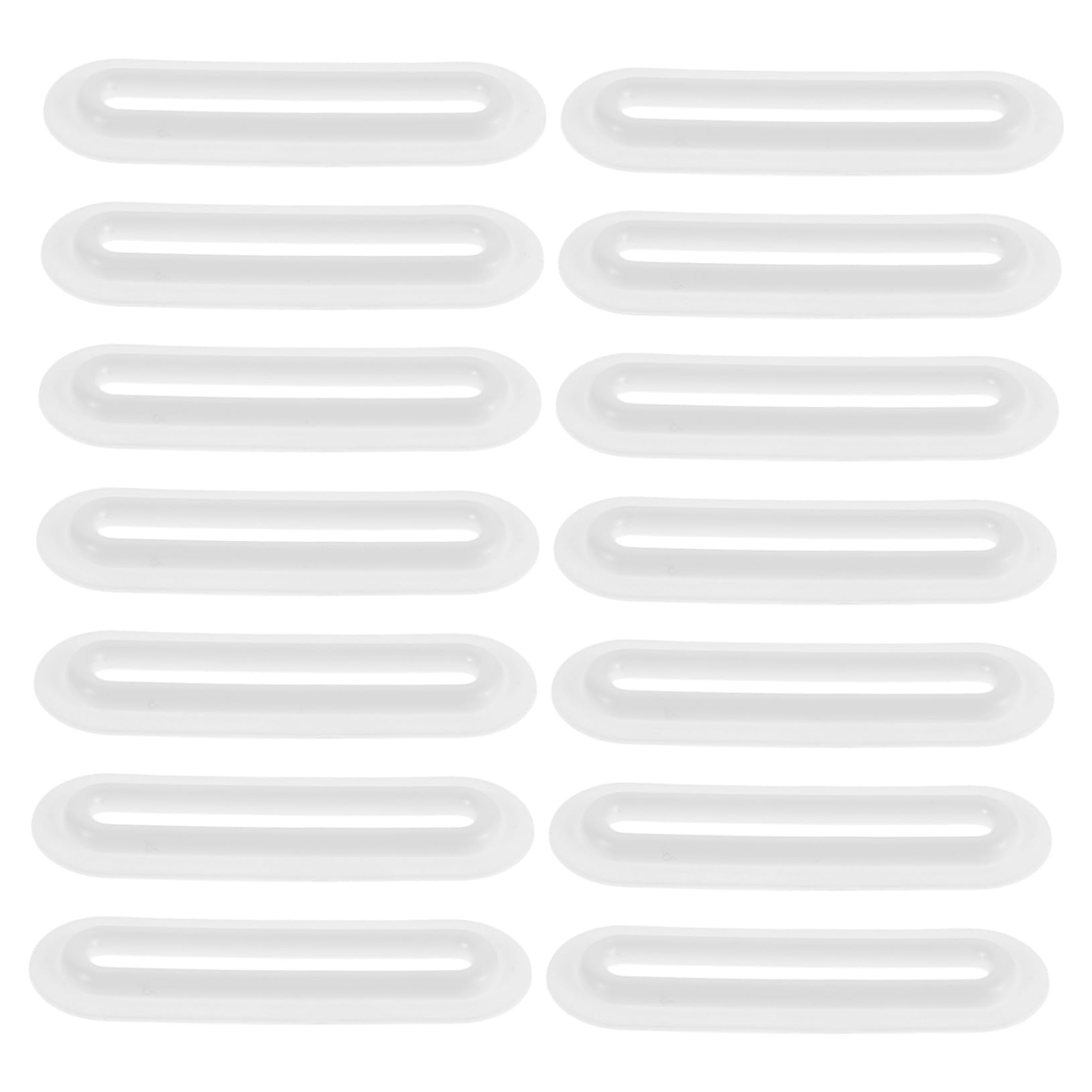KOMBIUDA 20pcs 50mm Oval Coin Slot Mechanisms for DIY Coin Bank Coin Jar Inserts Vertical Coin Bank Accessory