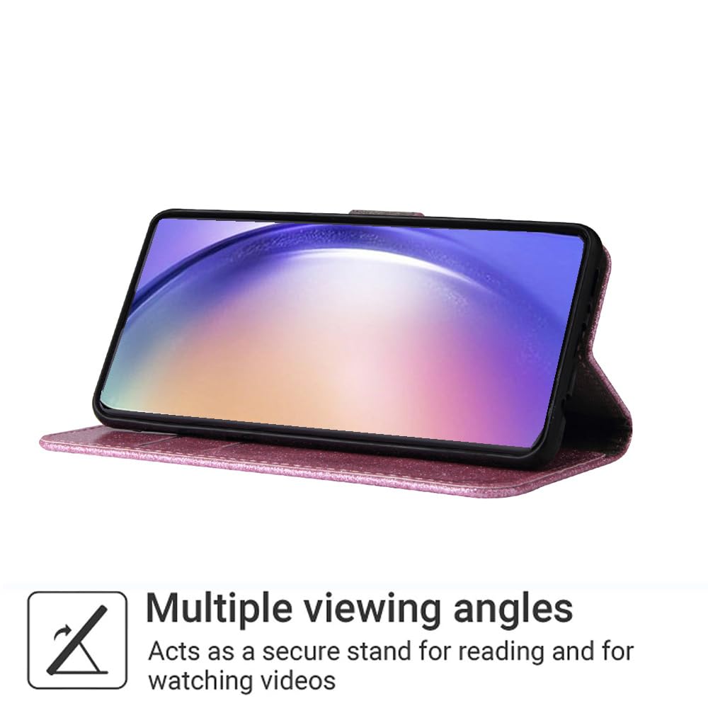 Finemoco Custodia in Pelle per Samsung Galaxy A40 Cover Portafoglio a Libro PU Flip Cover