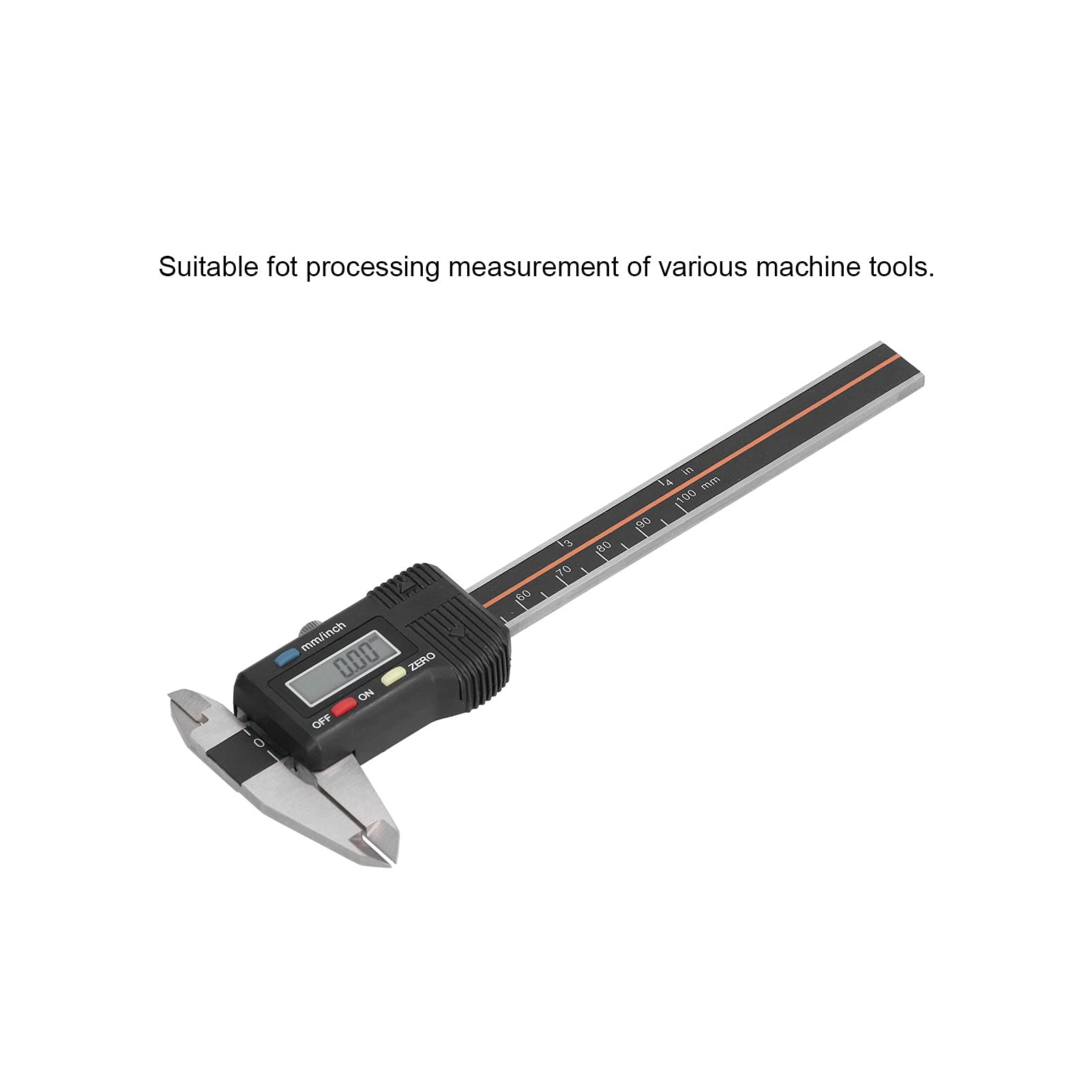 Calibrador digital Mini instrumento de medición portátil con alta sensibilidad para procesamiento mecánico Acero inoxidable 3 Cr13 0 100 mm