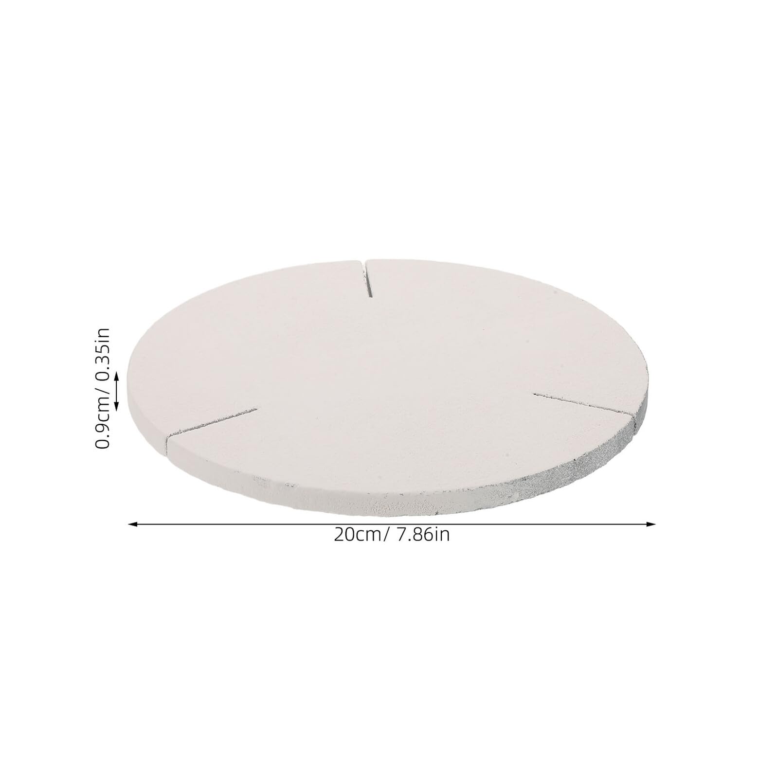 Generic Ognioodporna Okrągła Płyta Porcelanowa Do Wypału Ceramiki z Izolacją Termiczną Stojak Do Wypału Gliny Optymalizacja Przestrzeni Pieca dla Wyrobów Ceramicznych i Biżuterii