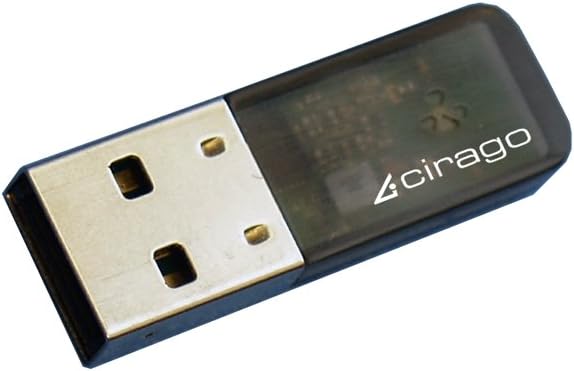 Cirago Bluetooth 3.0 High Speed & Wi-Fi Combo USB Mini Adapter, Class 2 (BTA7300)