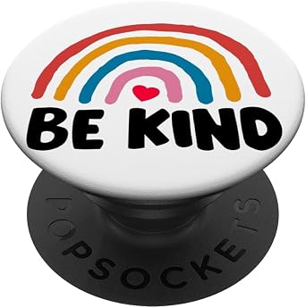 Be Kind Women Girl Unity Day Orange Anti Bullying Kindness PopSockets Adhesive PopGrip