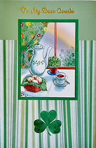 Greeting Card May The Glorious Celebration of St. Patrick's Day Bring Your Heart A Smile Big Enough To Warm Your Heart For All The Days To Come - Happy St. Patrick's Day To My Dear Cousin