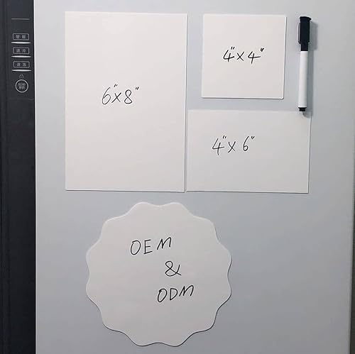 Miniatura 8 de Notas adhesivas de borrado en seco reutilizables, diseño de superficie de mármol, no magnéticas, sin pegamento, calcomanías para pizarra blanca para