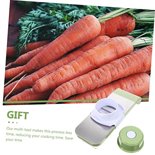 KICHOUSE Cortadora Manual de Verduras con Mango Antideslizante miniatura 5