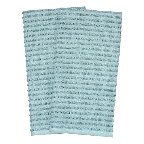 Ritz 012966 Royale Collection 100% Combed Terry Cotton, Highly Absorbent, Oversized Kitchen Towel Set, 28 Inch X 18", 2-Pack, Solid thumb #1