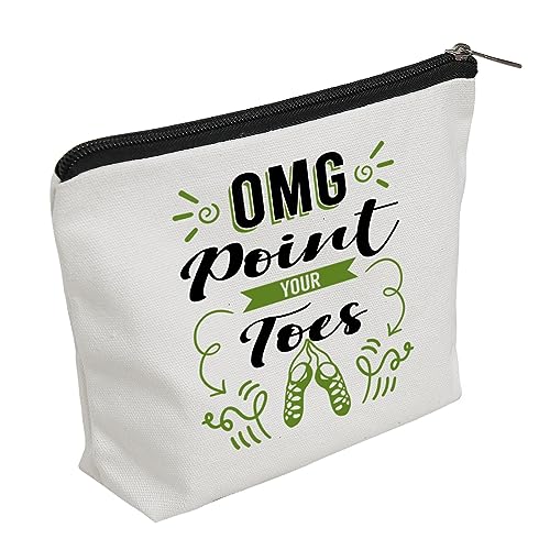 WZJHCL Irish Dancer Survival Kit Ceili Dance Makeup Bag Irish Stepdance Cosmetic Bag Irish Set Dance Storage Pouch Bag (Irish Toes)