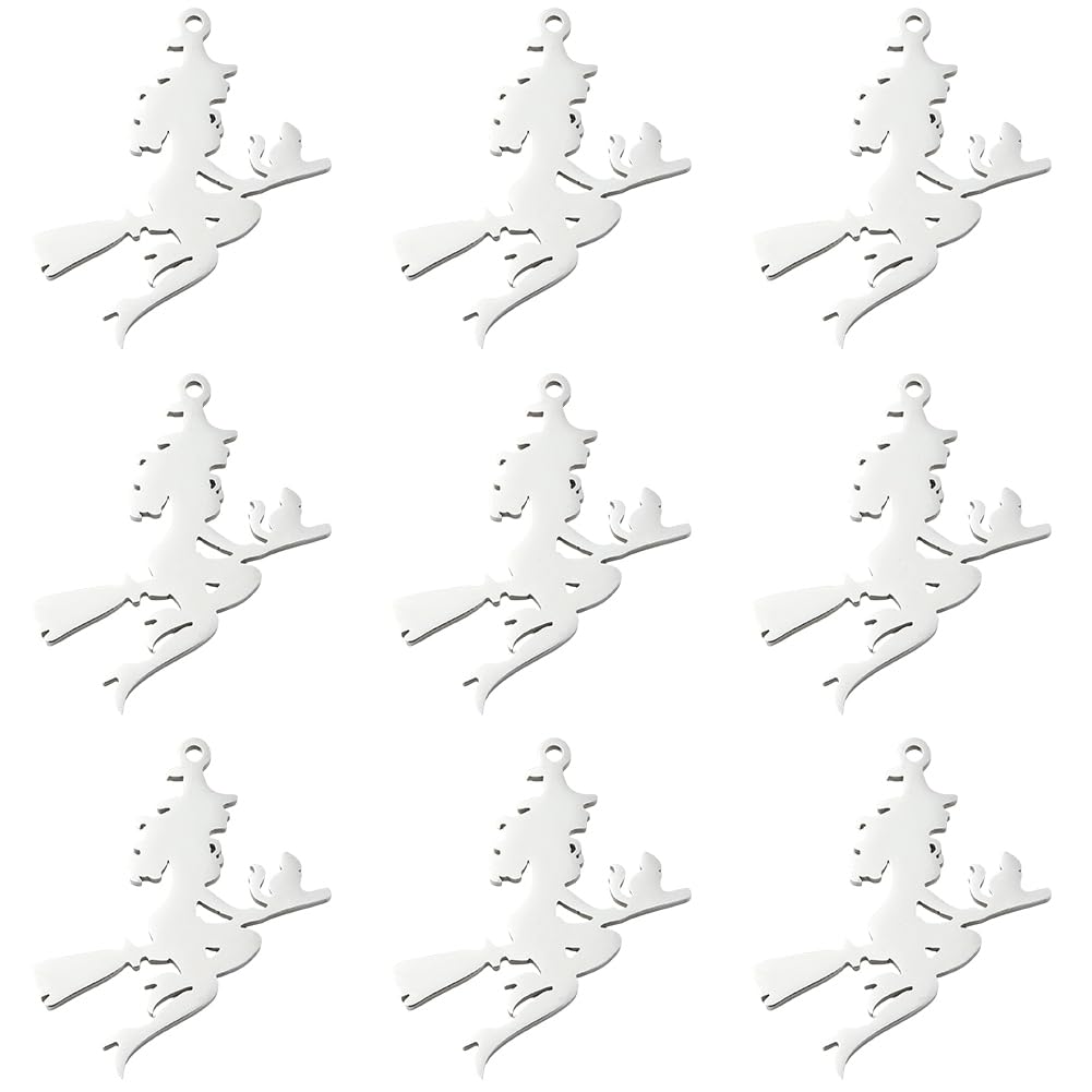 Breloques de sorcier pour fabrication de bijoux boucles d'oreilles bracelets Halloween