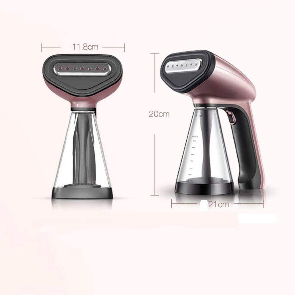 Hand Held Fabric Steam Iron, Fast Heat-up Household Travel Garment Steamer with Ceramic Soleplate Brush